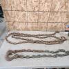 1 5/16" x60" chain, 1 1/2"x12' chain