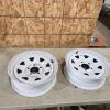 2 15x5 Trailer rim as new