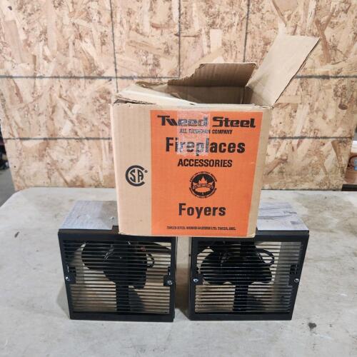 2 New 8" blower fans