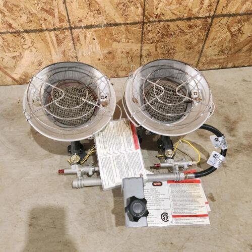 Dual propane heater