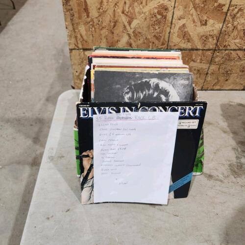 35 50's & 60's rock LPs