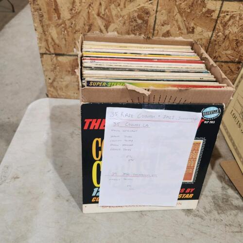 35 Country & jazz LPs