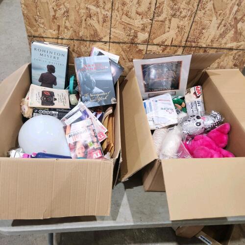 Books, stuffies, etc.