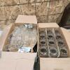 Various sized snap lid jars