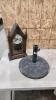 Clock as is, umbrella base