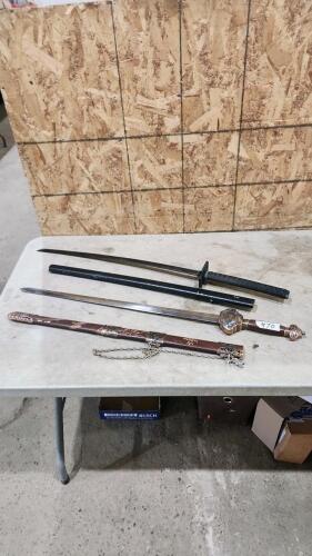 2 36" Decorative swords