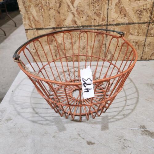 Wire egg basket