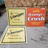 3 16" Plastic signs