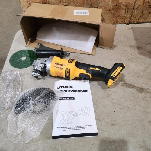 Lithium angle grinder tool only
