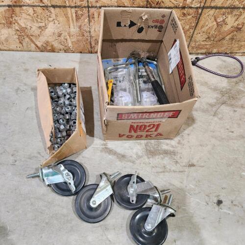 Castor wheels & various hardware