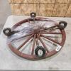 Wagon wheel light no shades