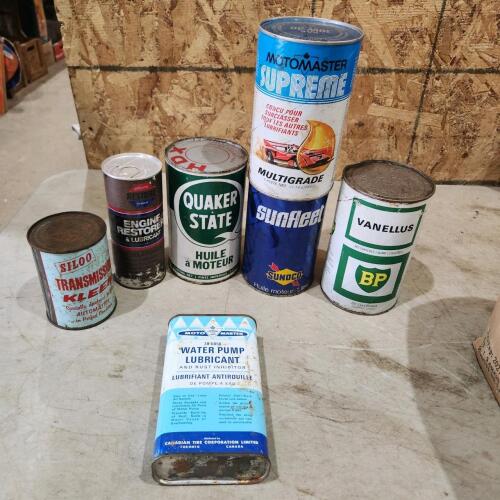 Sealed oil cans