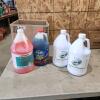 4 Gal of disinfectant & floor cleaners