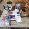 Boat safety kit, charcoal starter, dvd player, etc.