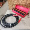 Pressure washer hose length unknown, safety triangles