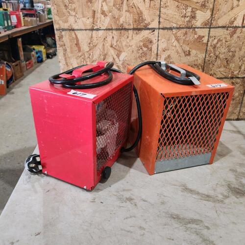 2 240V electric heater