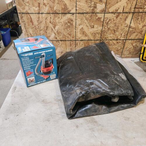 Tarp size unknown, auto vacuum
