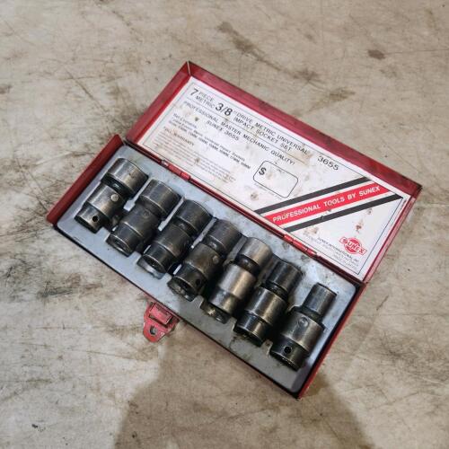 Sunex 3/8" dr metric wobble sockets