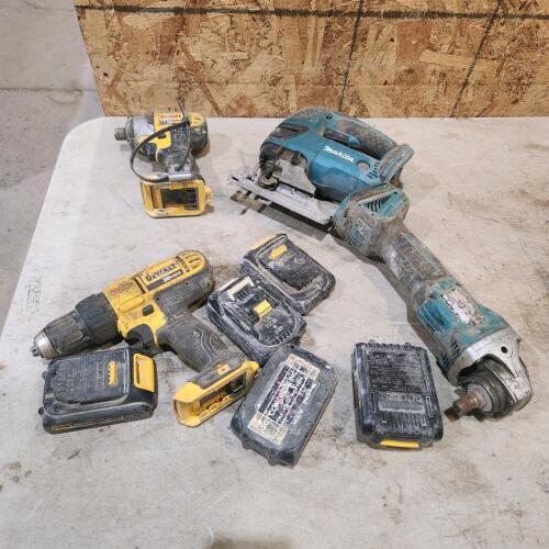 Dewalt & Makita power tools untested as is