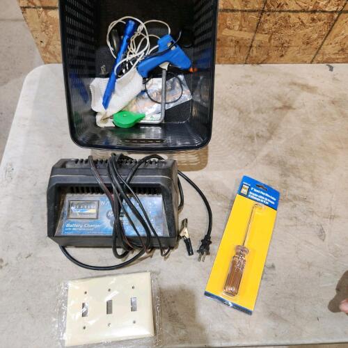 Battery charger, etc.