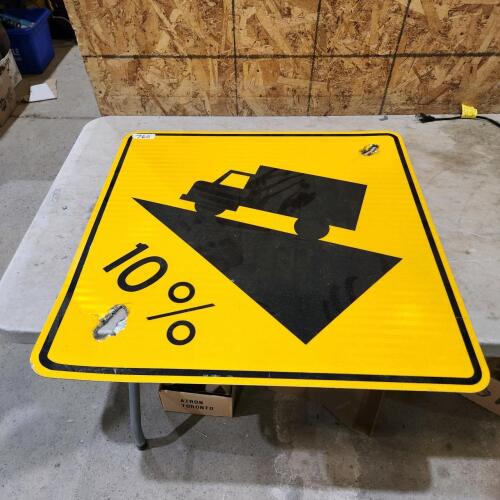 30" Metal sign