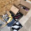 Various sized womens shoes, etc