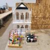 Bird cage, poker chips, etc.