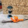 Propane lantern, electric edger