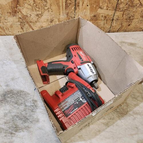 18V Milwaukee 1/2" impact charger no battery