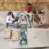 Porter cable nailer tool only, air greaser, mechanics stephascope