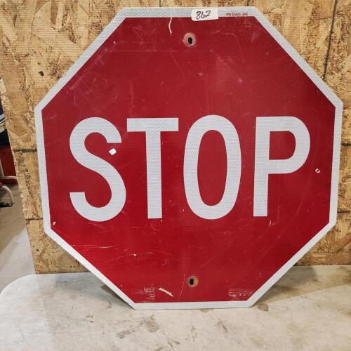 30" Metal sign