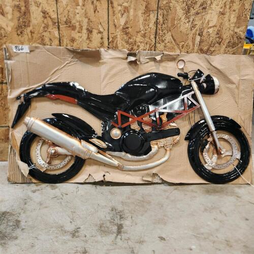 40"L Metal sign