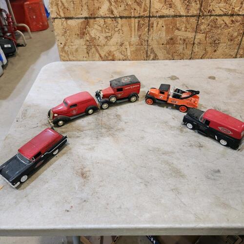 Diecast coin banks