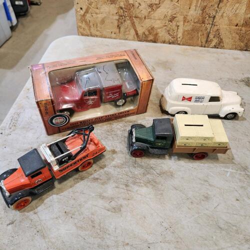 Various diecast coun banks