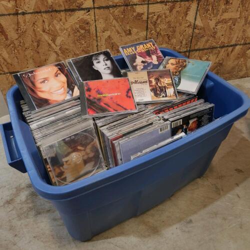 Large tub of assorted CD's