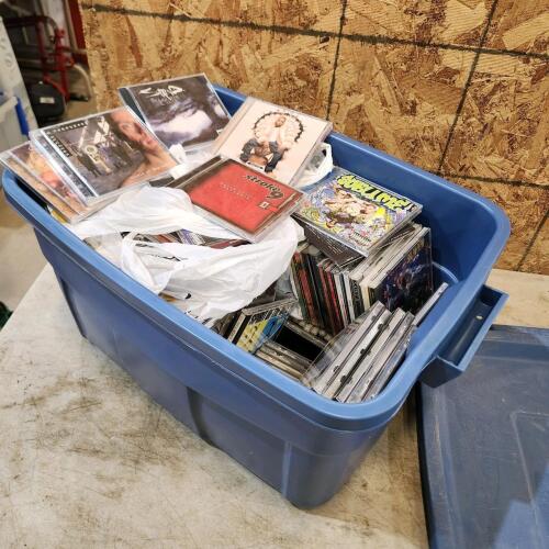 Large tub of assorted CD's