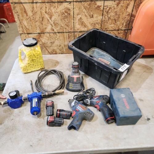 Air regulator, 33 marettes, 12v Bosch power tools