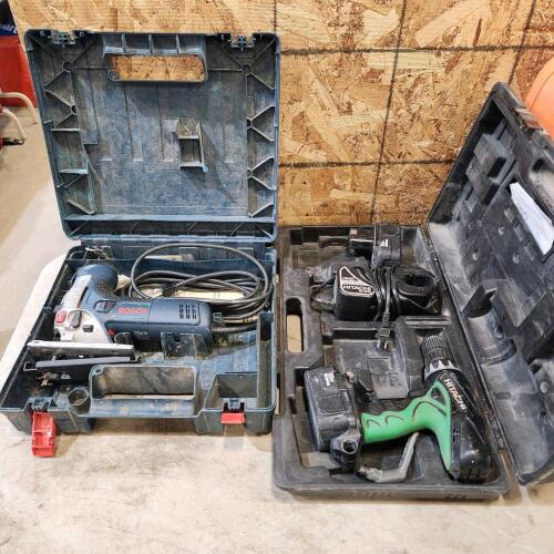 Bosch skilsaw, Hitachi cordless drill