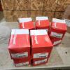 100 New white screwless wall plates