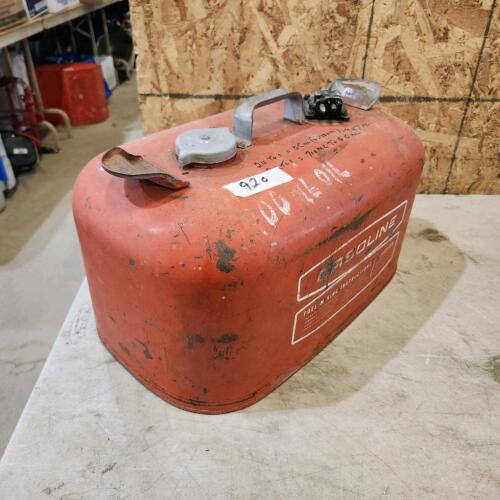 Metal boat fuel tank