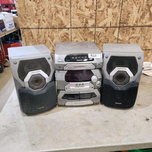 Panasonic cd/cassette player