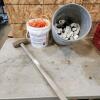 Sledge, plumbing fittings, various ropes