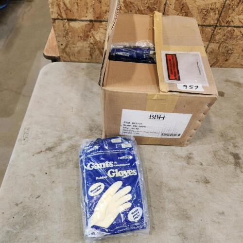 10 Dozen small rubber gloves