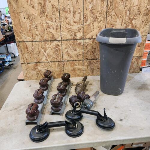 Hydro insulators, glass carriers