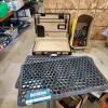 Empty briefcase, 16"x28" boot mats, tools