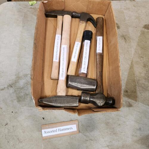 Assorted hammers