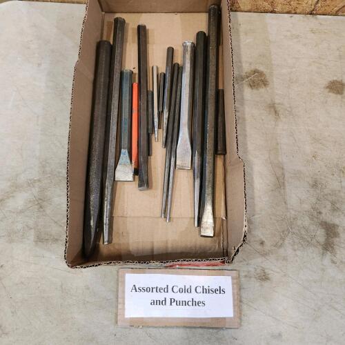 Assorted chisels & punches