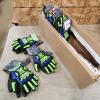 Small & med impact protection rubber gloves