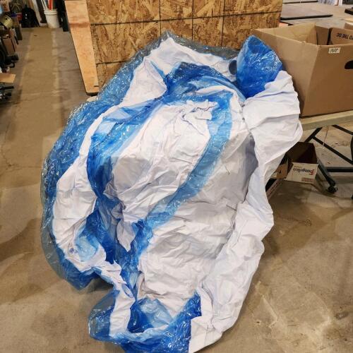 Inflatable raft size unknown