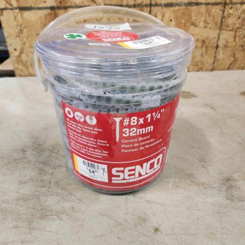 #8x 1 1/4" strip concrete screws